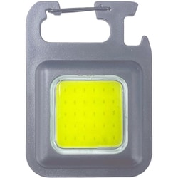 COBカラビナライト 250lm グレー 充電式 HX10LT-036GR