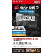 GM-NS225FLGARBT [Nintendo Switch 2 用 ガラスフィルム 高透明 ブルーライトカット 10H硬度 強化ガラス 指紋防止 飛散防止 気泡防止 貼り付けツール付]