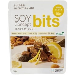 ヴィーガンプロテインバー SOYConcept bits レモン＆ダージリン 54g/1袋