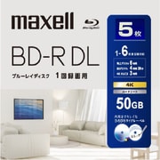 録画用 BD-R DL 片面2層(50GB) 1-6倍速 インクジェットプリンター対応 デザインプリントレーベル 5枚 BRV50WPH.5S