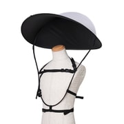 日傘 折りたたみ式 持たずに差せるハンズフリー日傘 親骨85cm UV99.9%カット UPF50+ UCSF25CWH