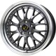 鋳造製法 普通自動車向け社外アルミホイール 対象：ミニバン、SUV STICHメッシュ NR 1870 +38 114-5 HGM/P