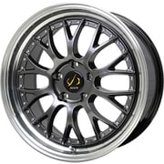 鋳造製法 普通自動車向け社外アルミホイール 対象:セダン、ミニバン、SUV STICHメッシュ NR 1880 +42 114-5 HGM/P