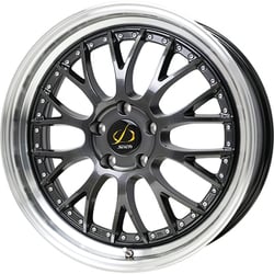 鋳造製法 普通自動車向け社外アルミホイール 対象：ミニバン、SUV STICHメッシュ NR 1970 +38 114-5 HGM/P