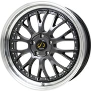 鋳造製法 普通自動車向け社外アルミホイール 対象:ミニバン、SUV STICHメッシュ NR 1970 +38 114-5 HGM/P