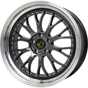 鋳造製法 普通自動車向け社外アルミホイール 対象:セダン、SUV STICHメッシュ NR 2085 +38 114-5 HGM/P