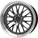 鋳造製法 普通自動車向け社外アルミホイール 対象：セダン、ミニバン、SUV STICHメッシュ NR 2185 +38 114-5 HGM/P