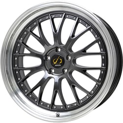 鋳造製法 普通自動車向け社外アルミホイール 対象：セダン、ミニバン、SUV STICHメッシュ NR 2185 +38 114-5 HGM/P