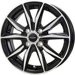 鋳造製法 軽自動車向けアルミホイール 対象：軽カー ヴァレット スティング 1445 +45 100-4 BK/P