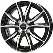 鋳造製法 軽自動車向けアルミホイール 対象:軽カー ヴァレット スティング 1445 +45 100-4 BK/P