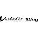鋳造製法 普通自動車向け社外アルミホイール 対象：ミニバン、SUV ヴァレット スティング 1770 +38 114-5 BK/P