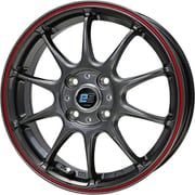 鋳造製法 普通自動車向け社外アルミホイール 対象:コンパクトカー G.SPEED es-01 1545 +45 100-4 HS/R