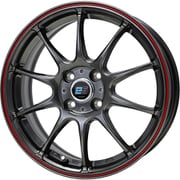 鋳造製法 普通自動車向け社外アルミホイール 対象:コンパクトカー G.SPEED es-01 1660 +43 100-4 HS/R