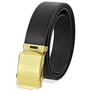 日本製 25mm レザーGIベルト BLACK 21969025 0120608