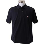 BALL T/C鹿の子 ワッペン付きポロシャツ LLサイズ NAVY ball54501