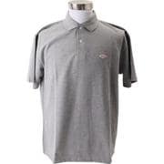 BALL T/C鹿の子 ワッペン付きポロシャツ LLサイズ TOP/GREY ball54501