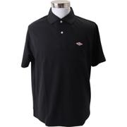 BALL T/C鹿の子 ワッペン付きポロシャツ Lサイズ CHARCOAL ball54501