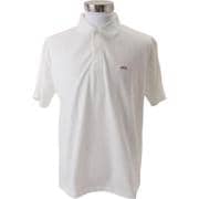 BALL T/C鹿の子 ワッペン付きポロシャツ Lサイズ WHITE ball54501