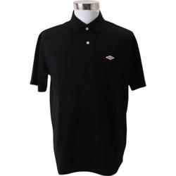 BALL T/C鹿の子 ワッペン付きポロシャツ Mサイズ BLACK ball54501