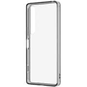 Xperia 1 VII用 Like standard 衝撃吸収 バンパー ハイブリッドケース/ブラック RT-RXP1M7CC2/BM