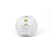 ECO VITA エコヴィータ リサイクルコットン 毛糸 並太 #001 ホワイト系 100g 250m DMC388 001