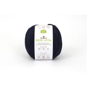 ECO VITA エコヴィータ リサイクルコットン 毛糸 並太 #007 ネイビー系 100g 250m DMC388 007
