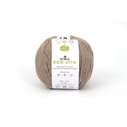 ECO VITA エコヴィータ リサイクルコットン 毛糸 並太 #111 ブラウン系 100g 250m DMC388 111