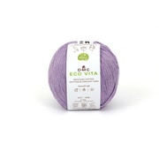 ECO VITA エコヴィータ リサイクルコットン 毛糸 並太 #136 パープル系 100g 250m DMC388 136
