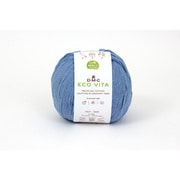 ECO VITA エコヴィータ リサイクルコットン 毛糸 並太 #137 ブルー系 100g 250m DMC388 137
