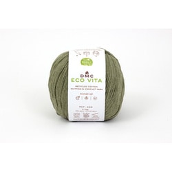 ECO VITA エコヴィータ リサイクルコットン 毛糸 並太 #198 グリーン系 100g 250m DMC388 198