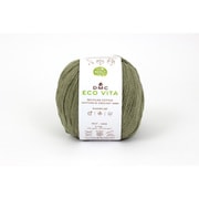 ECO VITA エコヴィータ リサイクルコットン 毛糸 並太 #198 グリーン系 100g 250m DMC388 198
