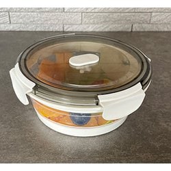 FELIO たためるシリコン保存＆ランチBOX 丸型 800ml F21721