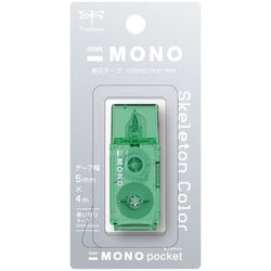 限定 修正テープ モノポケット スケルトンカラー グリーン CT-CM5C61L