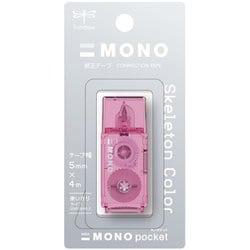 限定 修正テープ モノポケット スケルトンカラー ハイピンク CT-CM5C81L