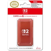 ILX2S394 [Switch2用 カードケース6 for Nintendo Switch2 レッド【ライセンス商品】]