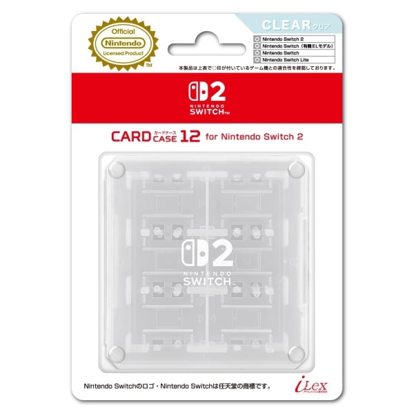 ILX2S395 [Switch2用 カードケース12 for Nintendo Switch2 クリア【ライセンス商品】]