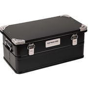 UW-1540 [アウトドア コンテナ ブラック アルミコンテナボックス 容量50L 取っ手付き スタッキング可能]