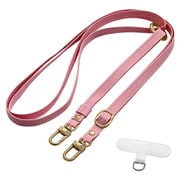 PUショルダーストラップ 2Way ハンドストラップ切り替え ホルダーシートセット ピンク RSST09PK