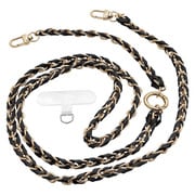 チェーンショルダーストラップ 2Way ショートストラップ切り替え ホルダーシートセット ブラック×ゴールド RSST10BKGD