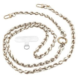 チェーンショルダーストラップ 2Way ショートストラップ切り替え ホルダーシートセット ホワイト×ゴールド RSST10WHGD
