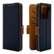 Xiaomi 15用 手帳型ケース 薄型 カード入れ スタンド機能 衝撃吸収 シンプル サイドマグネット NV BR 8850XI15BSMNVB