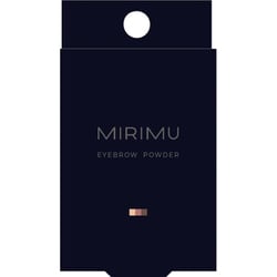 MIRIMU アイブロウパウダー モーヴブラウン 1個