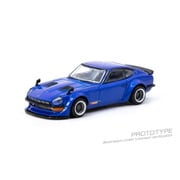 T64G-062-BL 1/64 Nissan Fairlady Z S30 Widebody Designed by Jon Sibal Blue [ダイキャストミニカー]
