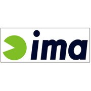 アムズデザイン（ima） ima Logo-Sticker [logo] LIME-NAVY W100mm #O-S004