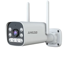 センサーライト付きカメラ 防犯カメラ IP66相当 300万画素/ナイトビジョン/動作検知/双方向通話対応 JA-P293A-W6