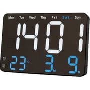 SLOWER LED CLOCK Viento ALUMINIUM 置き掛け兼用 LEDクロック SLW402