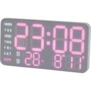 SLOWER LED CLOCK Cielo PINK/WHITE 置き掛け兼用 LEDクロック SLW372