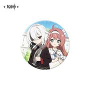 原神 燼中歌シリーズ キャラクター缶バッジ デザイン(A) ペルヴェーレ&クリーヴ