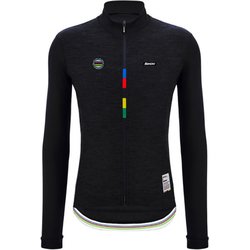 RE216075SMONDO [UCI WORLD CHAMPION - LONG-SLEEVE JERSEY MONDO カラー：NERO サイズ：S ジェンダー：UNISEX フィット：SLIM]