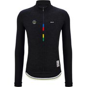 RE216075SMONDO [UCI WORLD CHAMPION - LONG-SLEEVE JERSEY MONDO カラー：NERO サイズ：3XL ジェンダー：UNISEX フィット：SLIM]